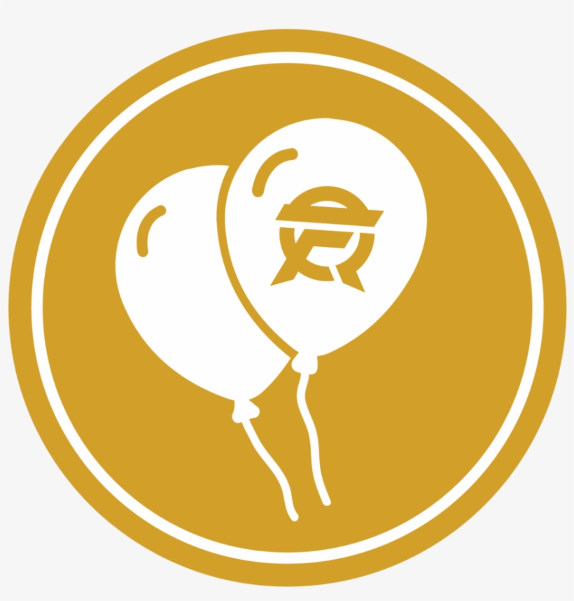 Birthday Icon - Strong Is The New Skinny Ba Square Sticker 3" X 3", transparent png download