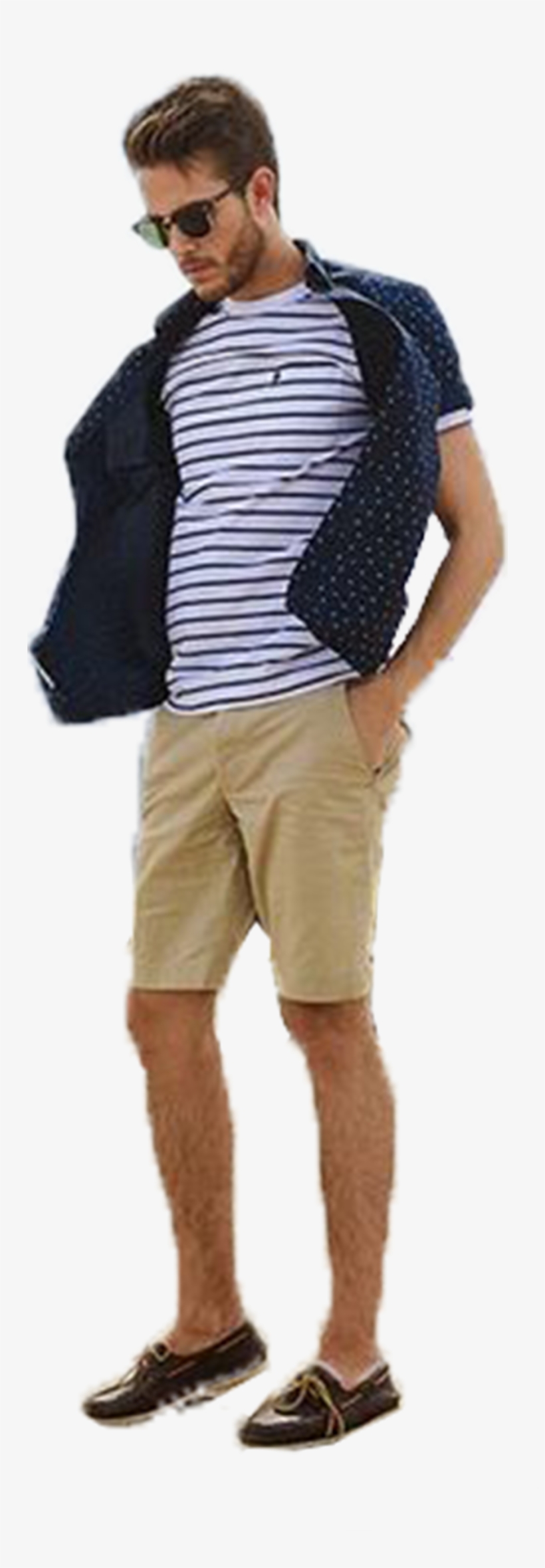 Hombre Gafas Modelo Chico - Modelo Hombre Verano Png, transparent png download