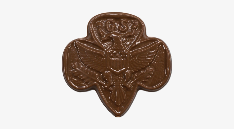 Girl Scout Emblem Lollipop - Gingerbread, transparent png download