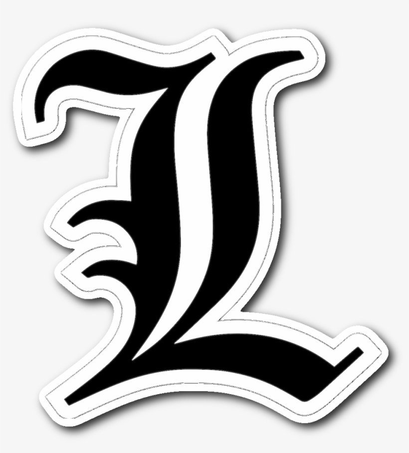 S Symbol Sticker Drunk - Death Note, transparent png download