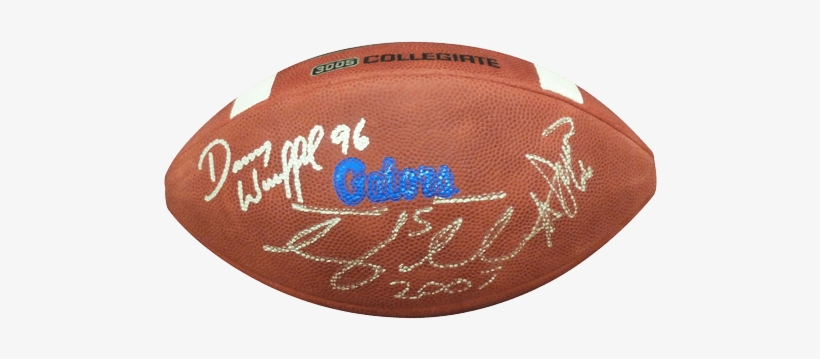 Steve Spurrier , Danny Wuerffel And Tim Tebow Autographed - American Football, transparent png download