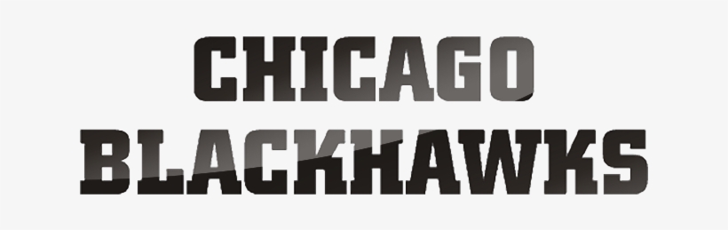 Chicago Blackhawks Apparels Store - Wincraft Chicago Blackhawks 3" X 10" Logo, transparent png download