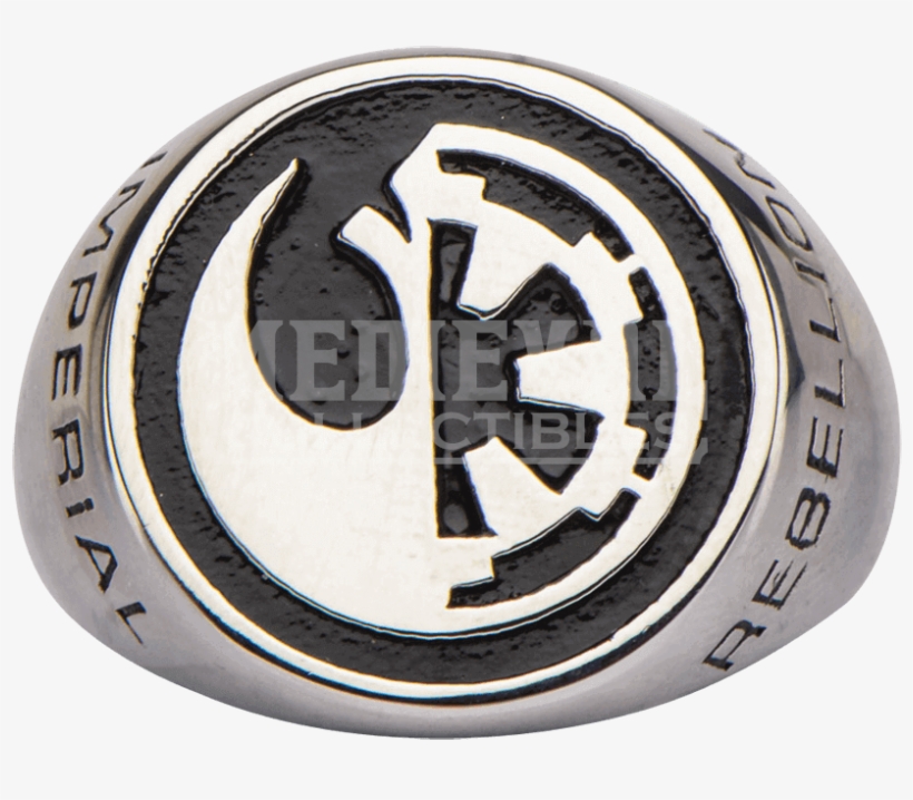 "rogue One Split Symbol Signet Ring", transparent png download