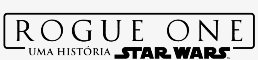 Rogue One Pt Br Logo 2 Preto - Star Wars Battlefront 2 Logo, transparent png download