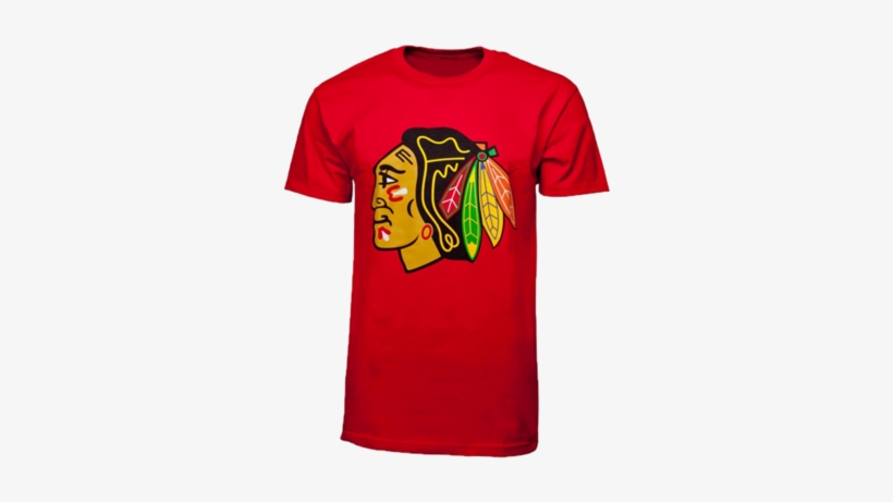 Chicago Blackhawks Biggie Logo T-shirt - Nhl Chicago Blackhawks Wall Hanging, transparent png download