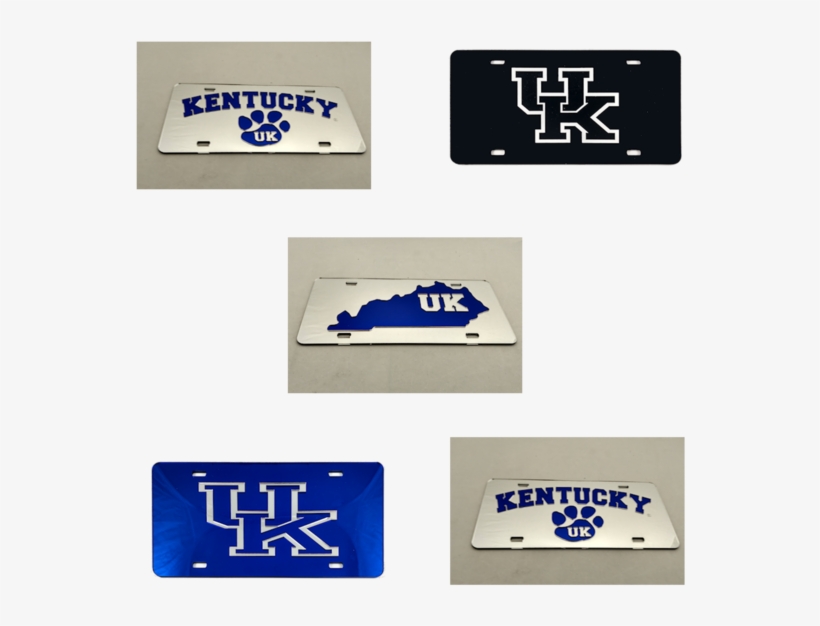 University Of Kentucky Acrylic License Plates Bluegrass - Kentucky Tie Clip, Gold, transparent png download