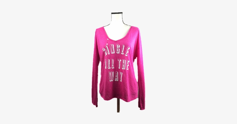 Victoria's Secret Sleep Top Shirt- Single All, transparent png download