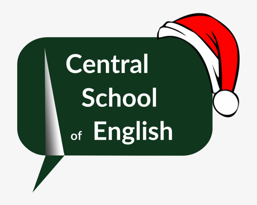 Central English School Dublin Christmas Logo-large - Spoken English Book Pdf, transparent png download