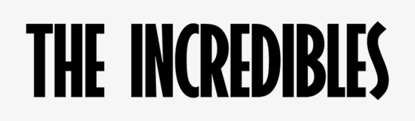 Home » Movies » The Incredibles - Incredibles Font, transparent png download