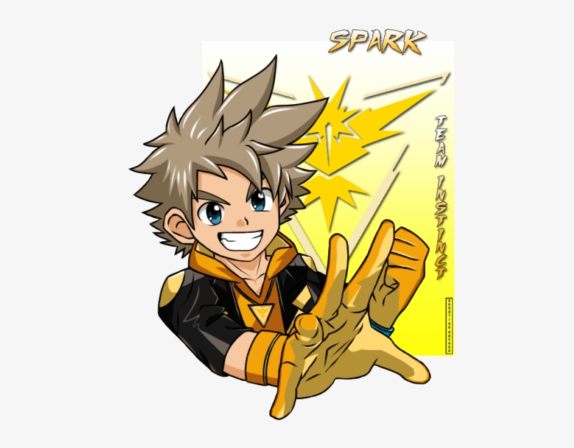 Team Instinct Spark - Cartoon, transparent png download
