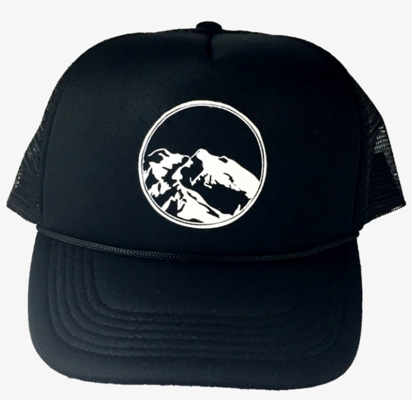 Mountain Logo Trucker Hat - Trucker Cap Mountain Logo, transparent png download