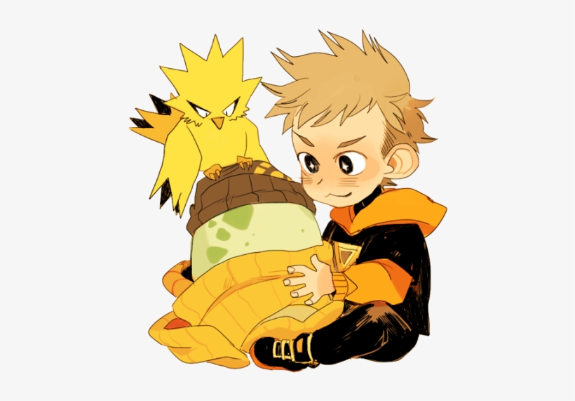Hi I'm Cori & Wow Am I Team Instinct Af This Is A Sideblog, - Pokemon Go Team Leaders As Kids, transparent png download