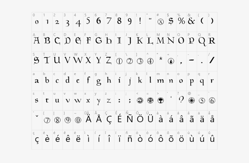 Gothic Magic The Gathering Example Magic The Gathering - Microsoft Sans Serif, transparent png download