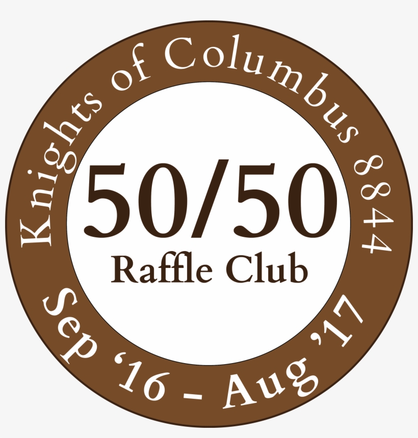 50-50 Raffle Club - Portable Network Graphics, transparent png download
