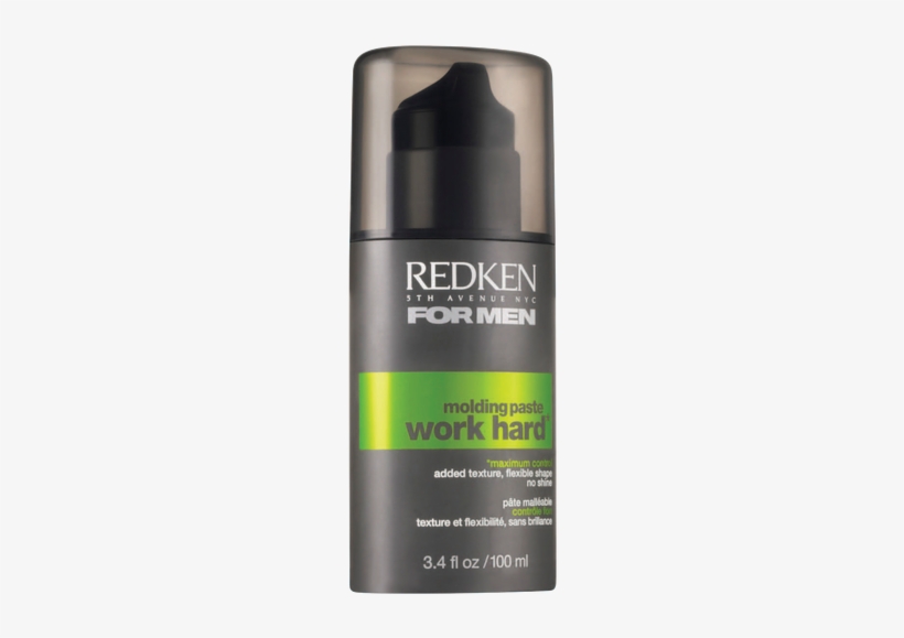 Work Hard Molding Hair Paste By Redken For Men Power - Redken For Men Extreme Gel, Stand Tough - 5 Fl Oz, transparent png download