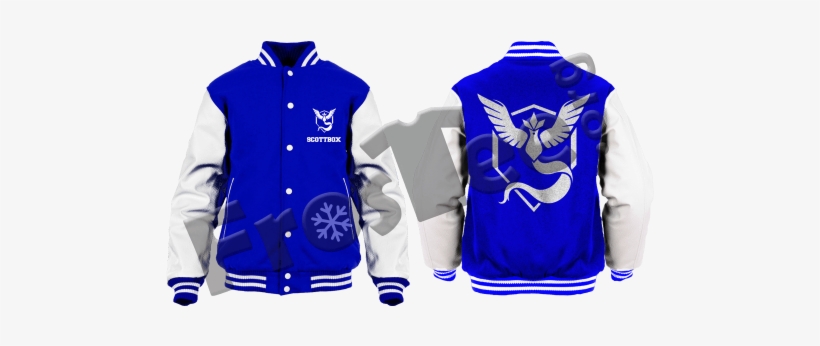 Pokemon Go Team Mystic Jacket Transparent Png 500x500 Free Download On Nicepng