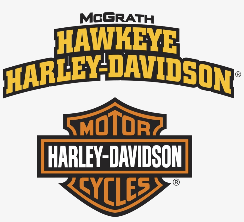 Mcgrath Hawkeye Harley-davidson Logo Arch - Harley Davidson, transparent png download