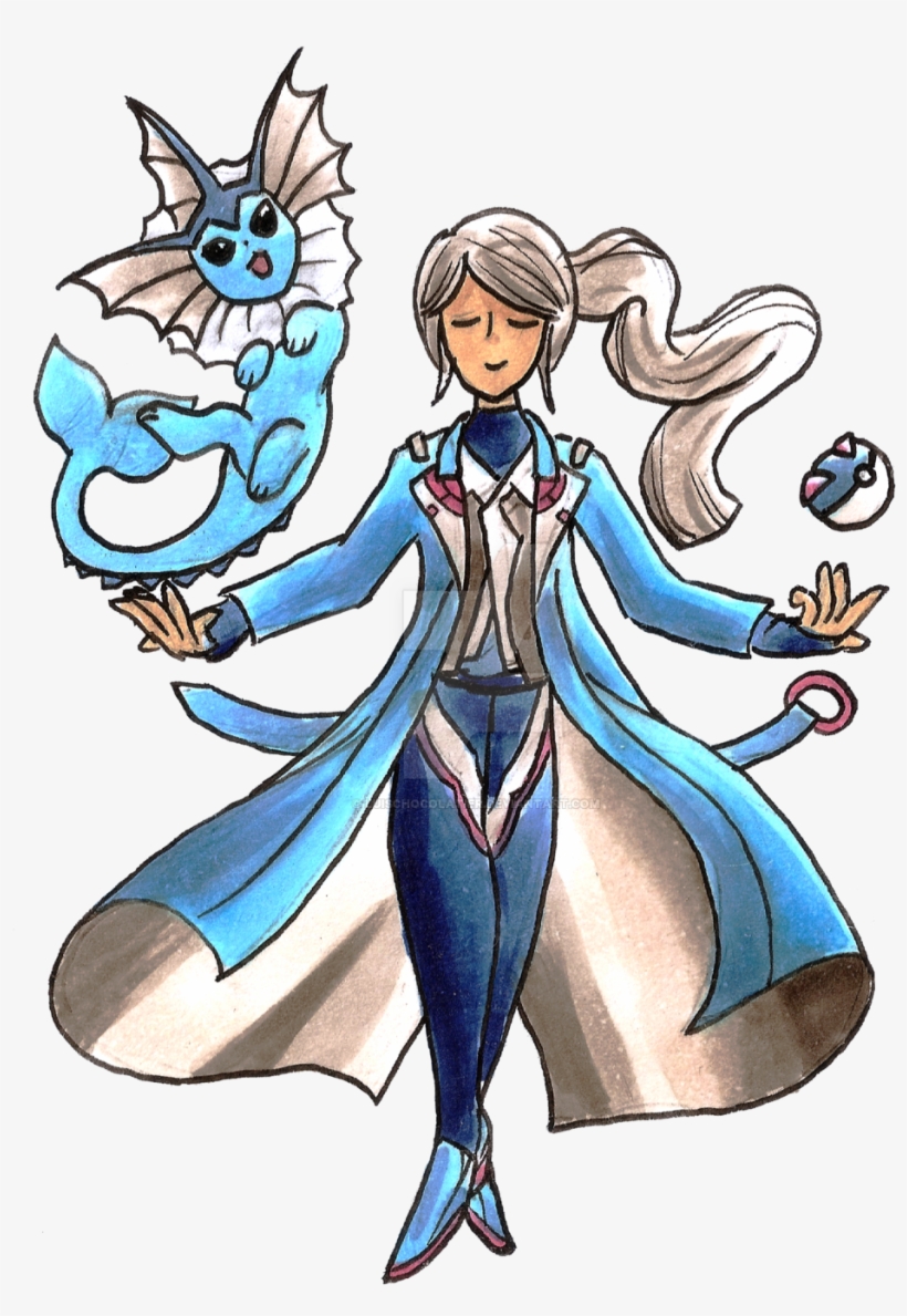 Team Mystic Blanche Picture - Team Mystic Trainer Blanche, transparent png download