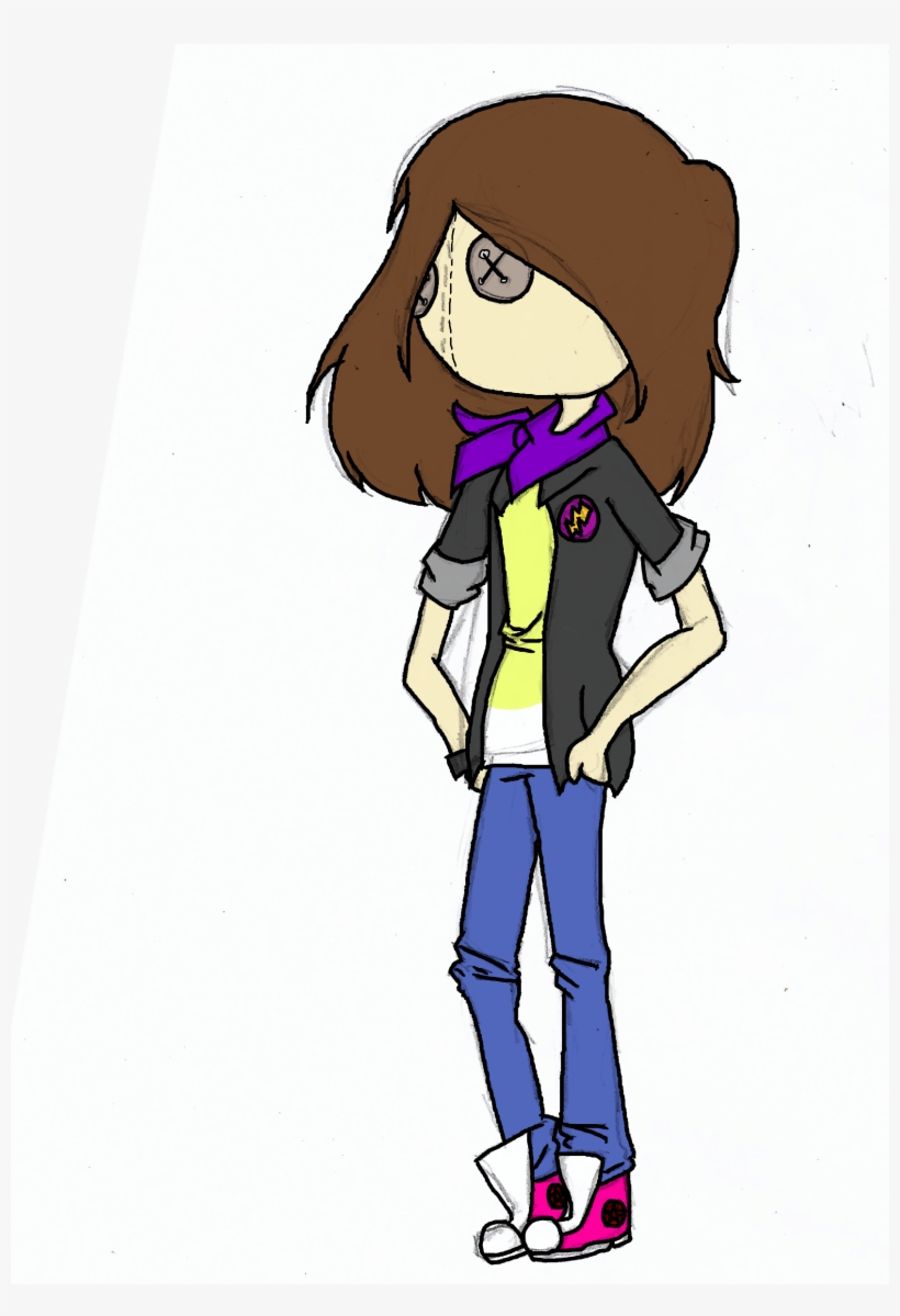 El Personaje Lo Hizo Mi Amiga Y Después Lo Hice Yo - Cartoon, transparent png download