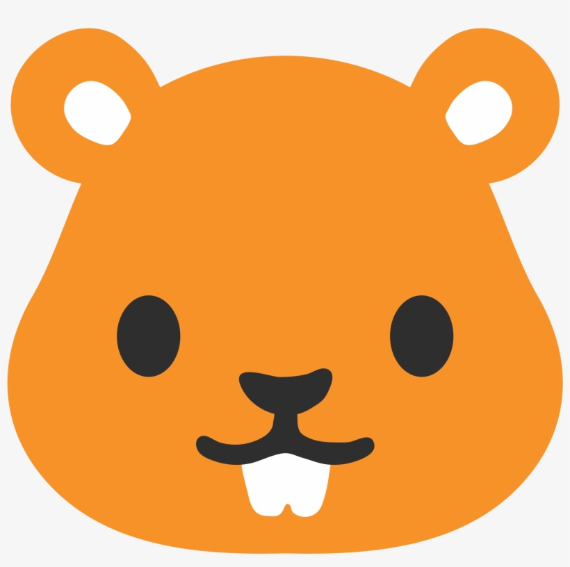 Open - Hamster Emoji Png, transparent png download