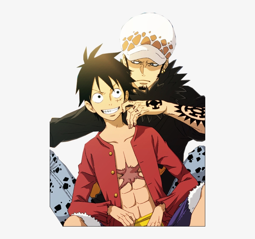 Luffy And Law, transparent png download
