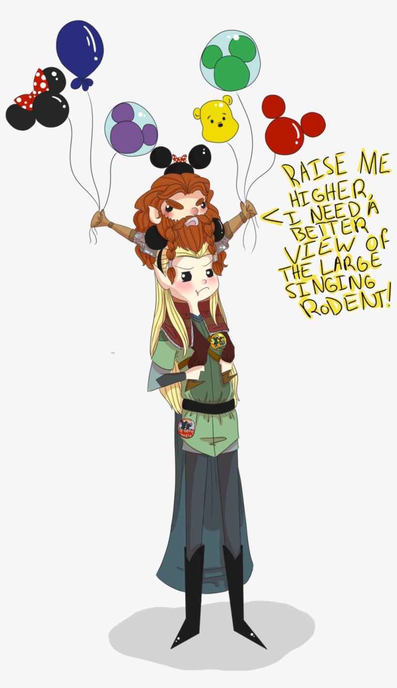 Legolas And Gimli S Disney Adventures The Parade By - Disney Legolas, transparent png download