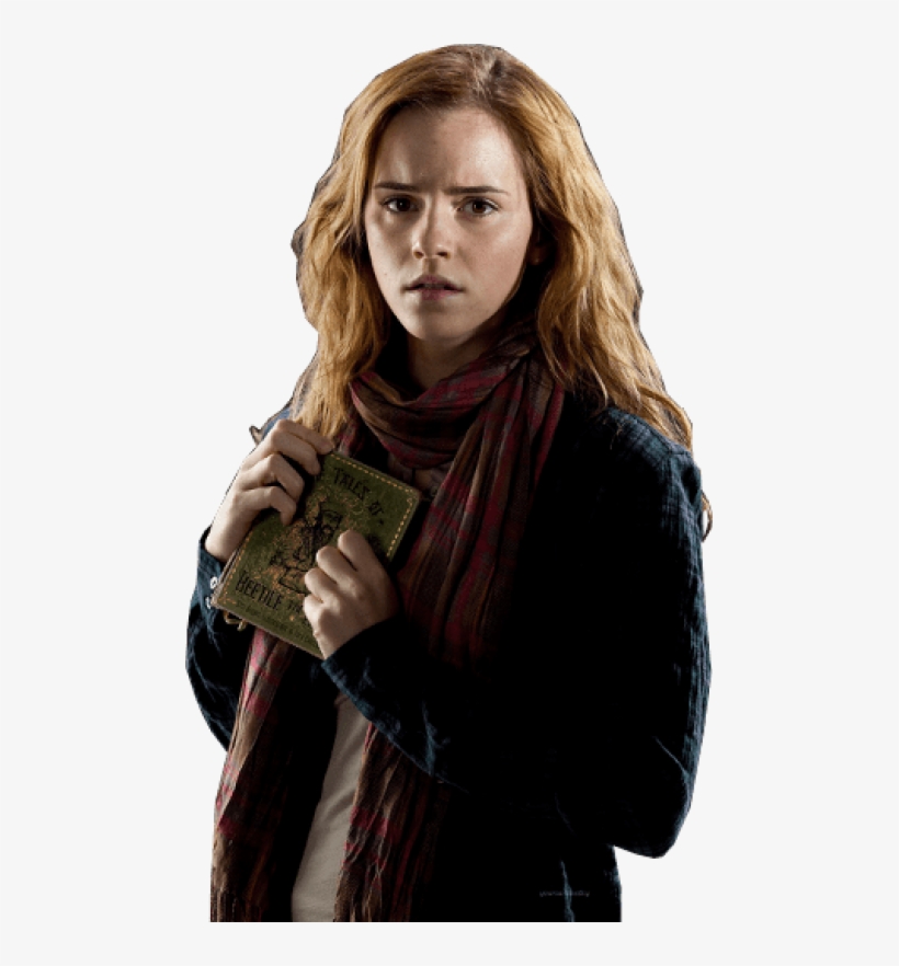 Hermione Worried With Book Png Image - Hermione Granger 7th Year, transparent png download