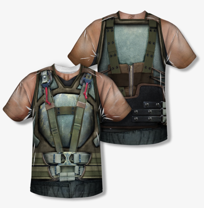 Bane™ Costume - - Batman Dark Knight Rises Bane Costume Sublimation T-shirt., transparent png download