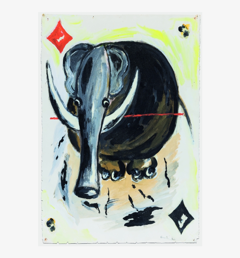 "carte" Acrylic On Arch Paper 76 X 57 Cm 2013-2016 - Painting, transparent png download