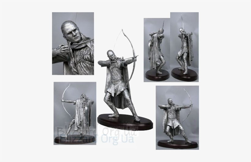 Lord Of The Rings/hobbit Legolas Pewter Amalgama Statue - Legolas Statue, transparent png download