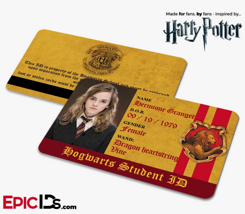 Harry Potter Inspired Hogwarts Student Id - Harry Potter: Hogwarts Battle - Expansion #1, transparent png download