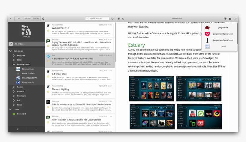 Rss Feed Reader, transparent png download