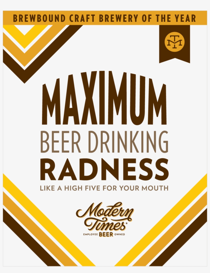 Mt Endcap January2018 02 - Modern Times Fruitlands Beer - 22 Fl Oz Bottle, transparent png download