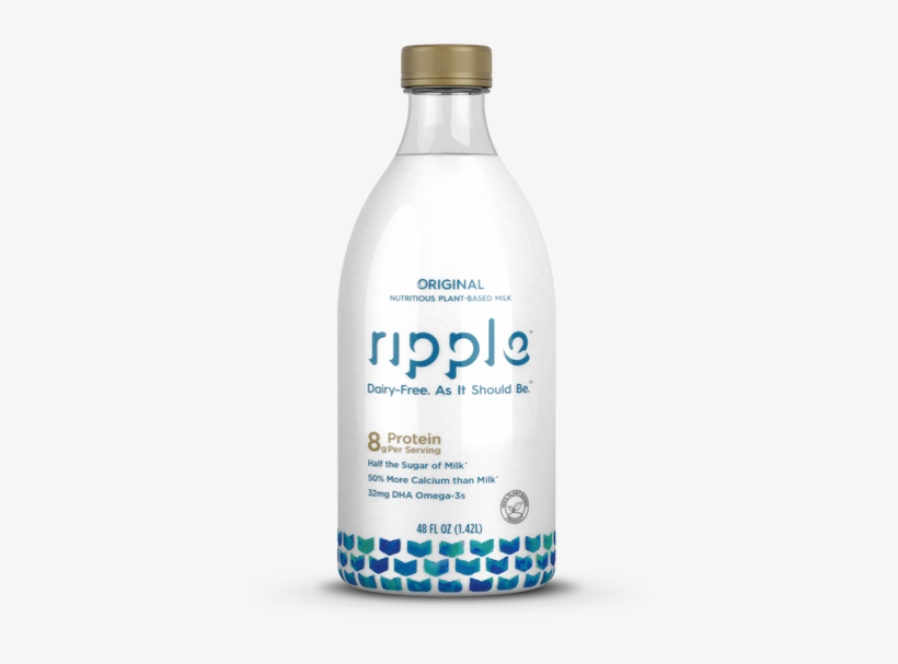 Peas Credit - Ripple Milk Vs Cow's Milk, transparent png download