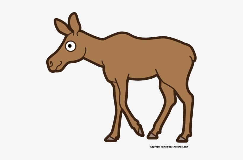Small Clipart Moose - Clip Art, transparent png download
