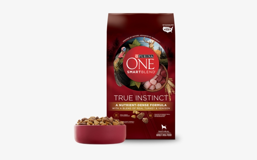 *hot* Purina One Smartblend Dog Food - Purina One True Instinct, transparent png download