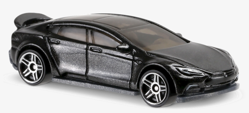 Tesla Model S 2017 - Hot Wheels Tesla Model S Black, transparent png download