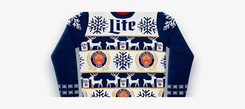 miller lite christmas sweatshirt