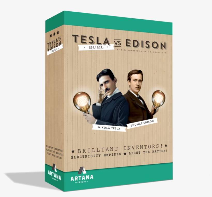 Duel Is A 2-player Card Game From Artana Llc, Distilled - Tesla Vs Edison Duel, transparent png download