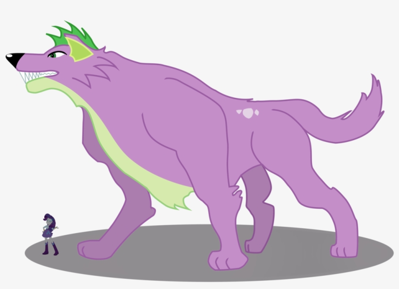 You Can Click Above To Reveal The Image Just This Once, - Spike As A Wolf, transparent png download