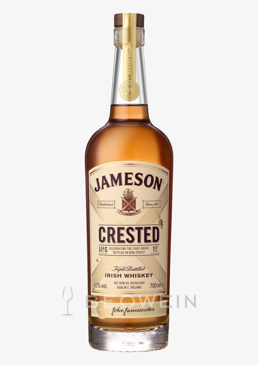 Jameson Crested 0,7 L - Jameson Crested Ten Blended Whiskey, transparent png download