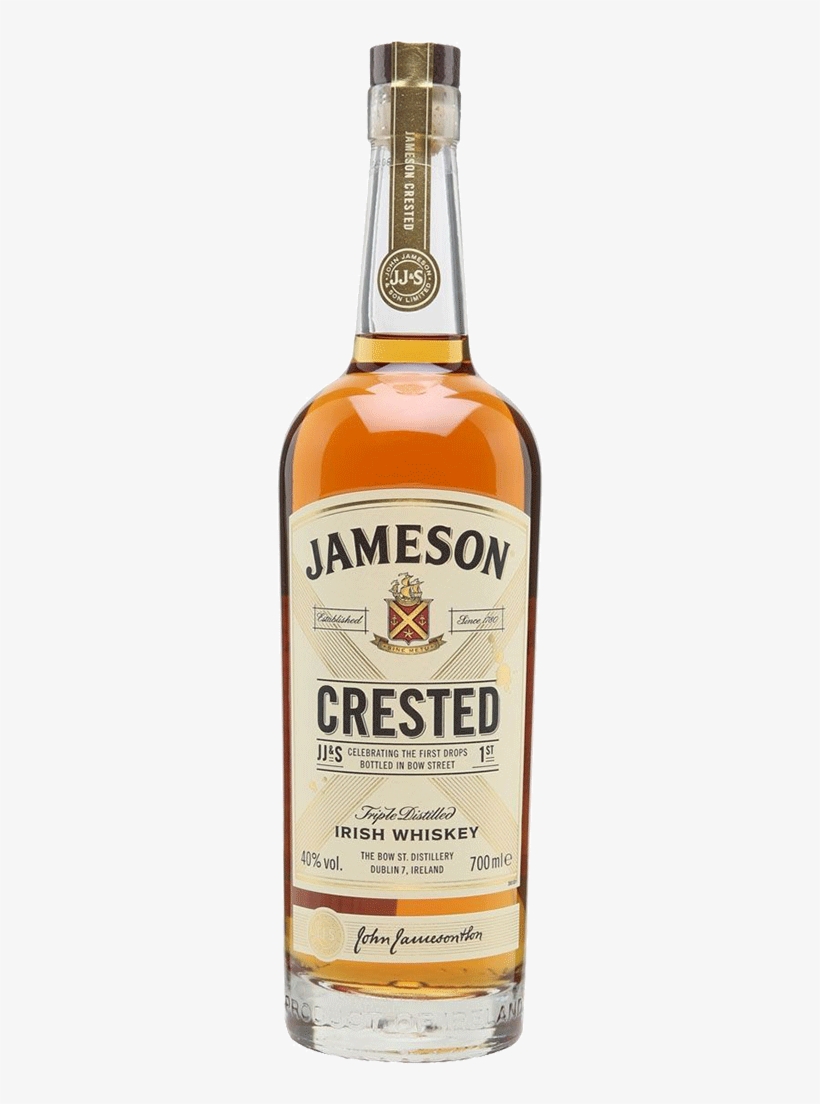 Jameson Crested Irish Whiskey - Jameson Crested Blended Irish Whiskey, transparent png download