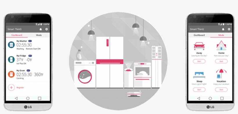 Lg Smartthinq Application - Smart Thinq, transparent png download