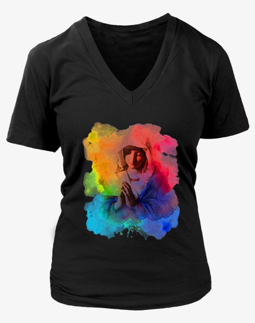 The Madonna Tshirt - Today Is Leg Day (ladies) - District Womens V-neck, transparent png download
