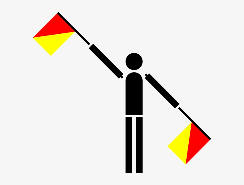 Semaphore Flag U, transparent png download
