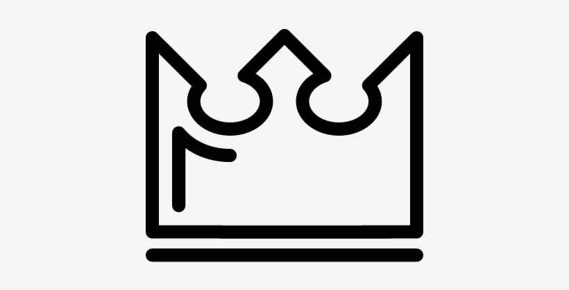 Crown Variant Outline Vector - Icon, transparent png download