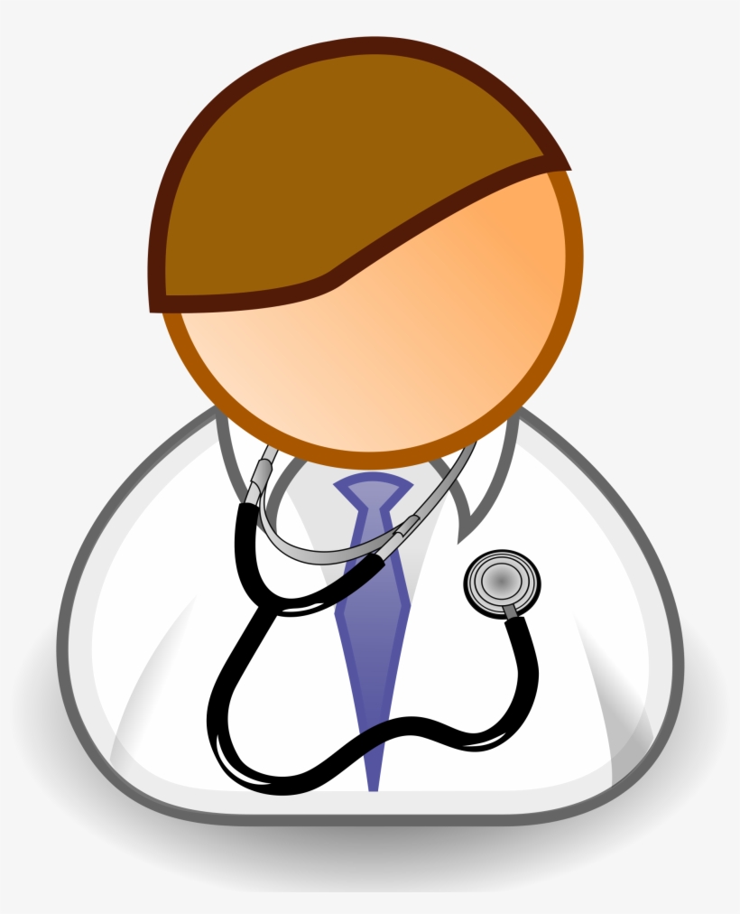 File - Stub Doctors - Svg - Wikimedia Commons Png Library - Cartoon Doctor, transparent png download