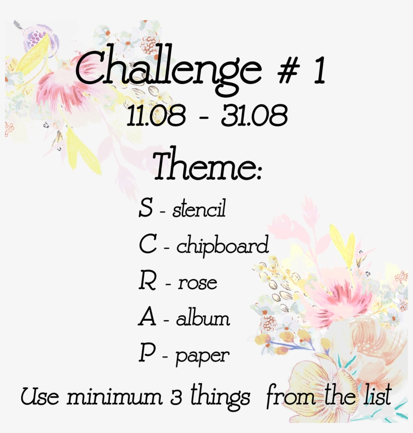 Scrap & Craft Chellange - Yellow, transparent png download