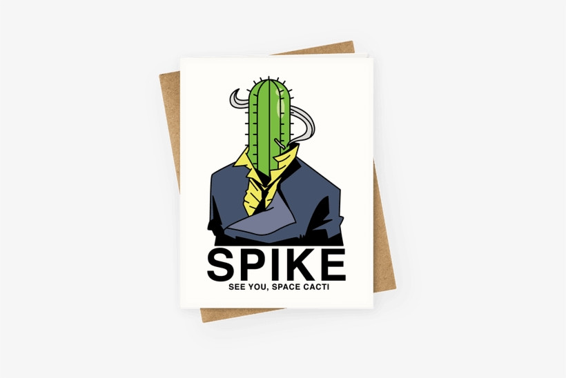 Spike Cactus Cowboy Bebop Greeting Card - Hoodie, transparent png download