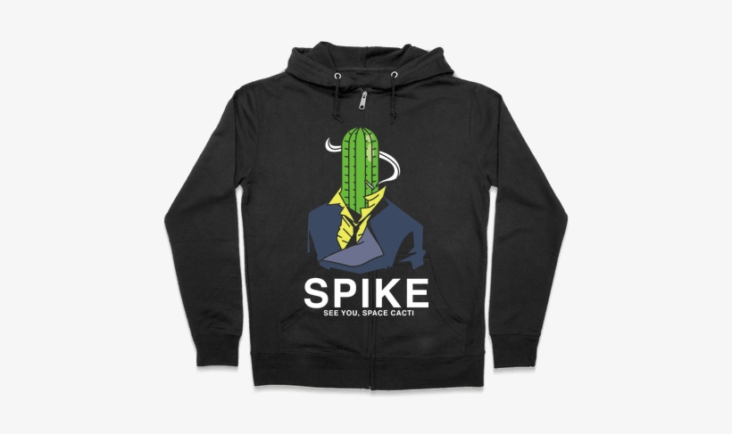 Spike Cactus Cowboy Bebop Zip Hoodie - Halloween Gives Me The Real Big Frighten Hoodie: Funny, transparent png download